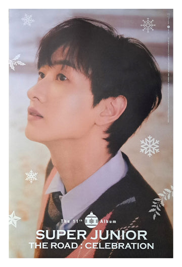 Super Junior 11th Album - Vol. 2 'The Road : Celebration' (Snow Ver.) Official Poster - Photo Concept Eunhyuk