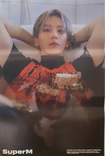 SuperM 1st Mini Album SuperM Official Poster - Photo Concept Baekhyhun