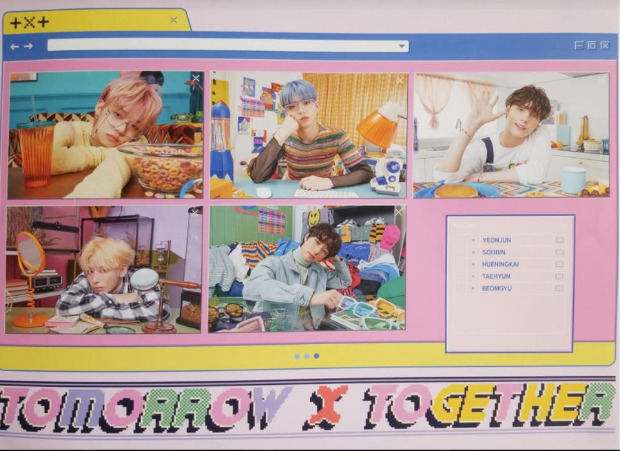 TXT Album minisode1 : Blue Hour Official Poster - Photo Concept R