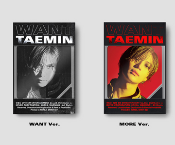 Taemin 2nd Mini Album - WANT Kihno Kit