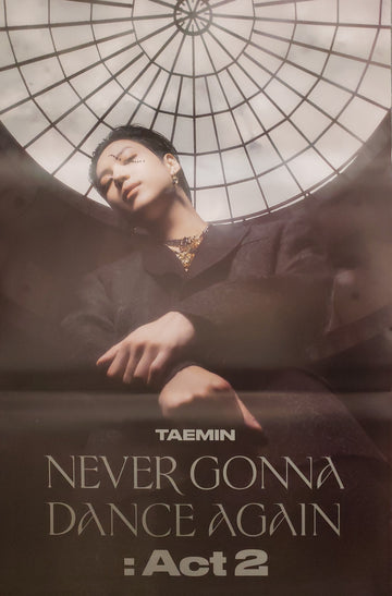 Taemin 3rd Album Never Gonna Dance Again: Act 2 Official Poster - Photo Concept 2