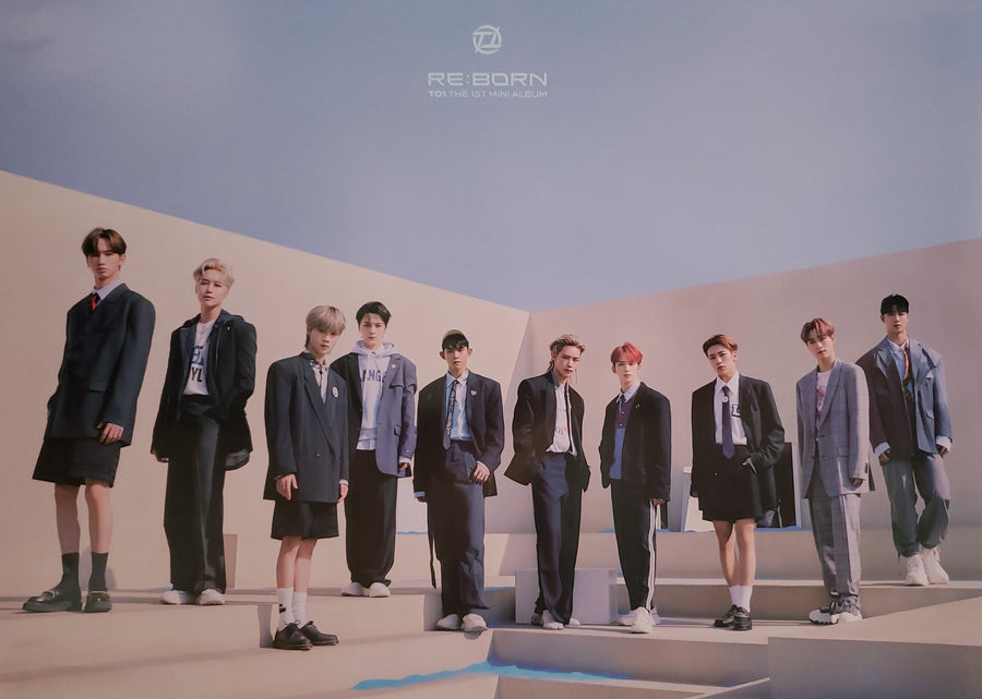 TO1 1st Mini Album [Re: Born] Official Poster - Photo Concept B
