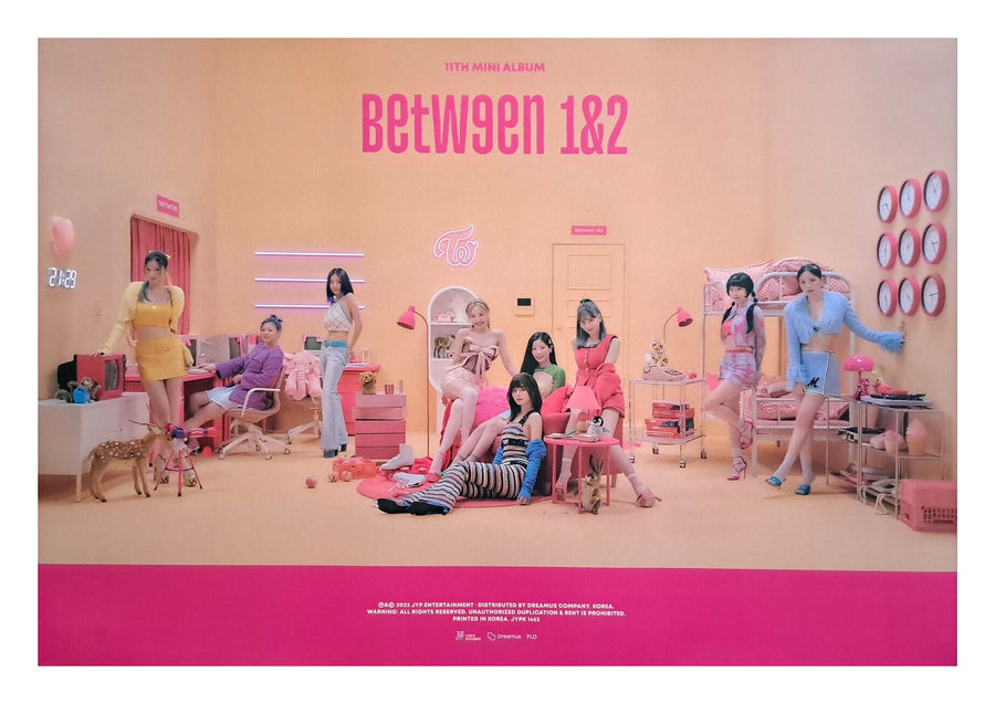 Twice 11th Mini Album Between 1&2 Official Poster - Photo Concept Archive