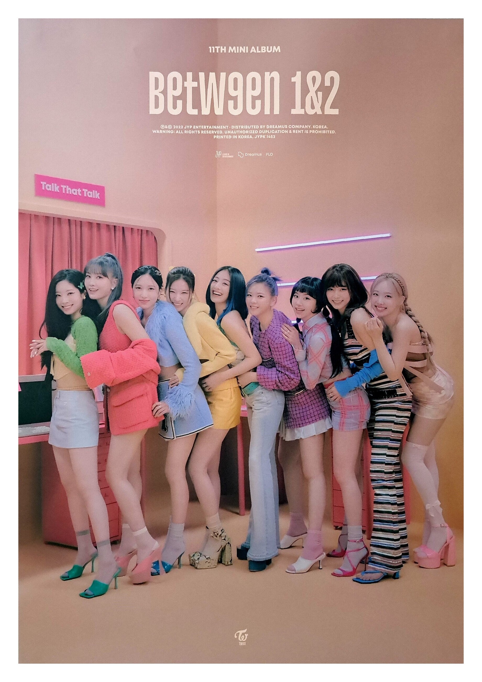 Twice 11th Mini Album Between 1&2 Official Poster - Photo Concept Comp ...