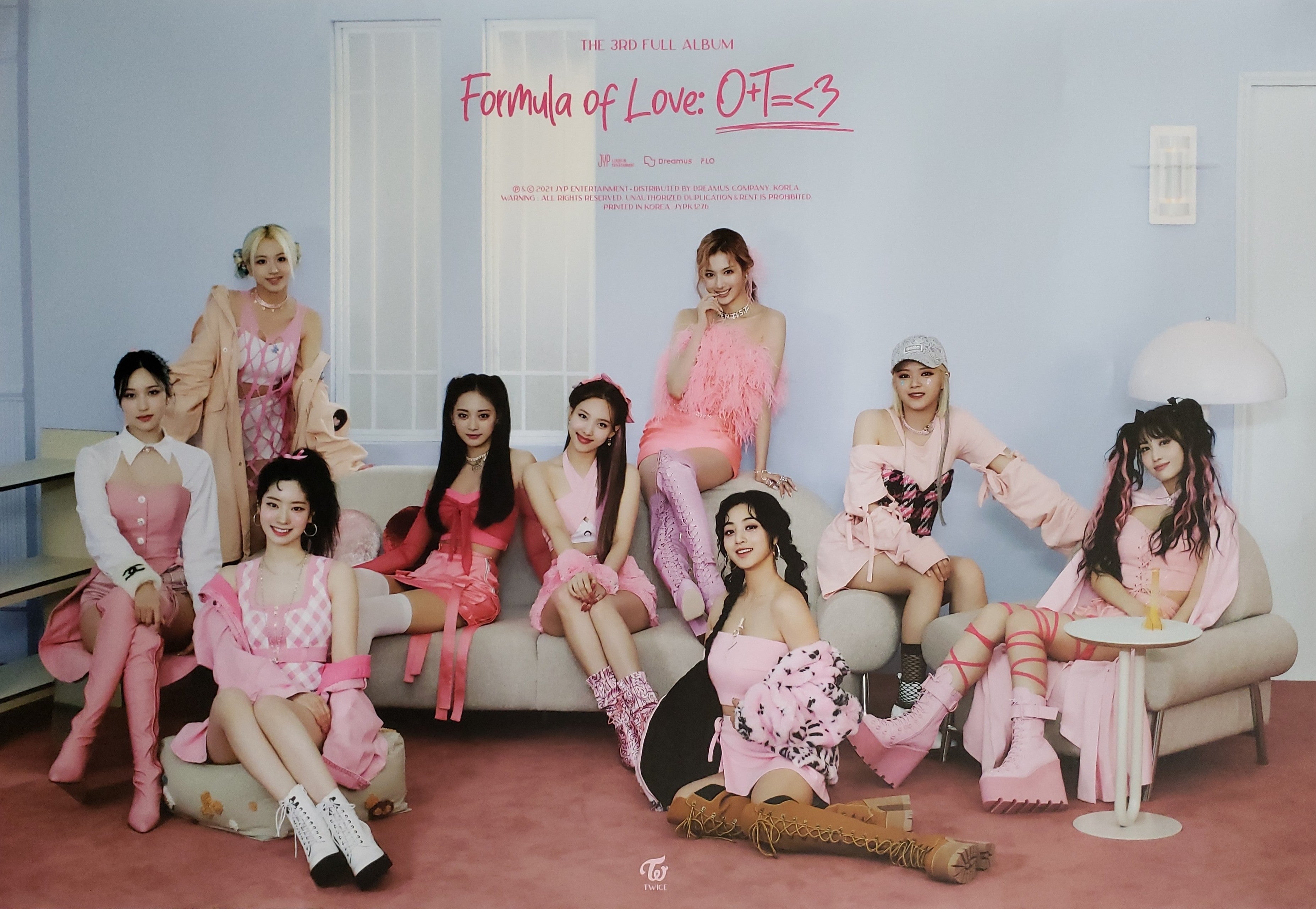 Twice 3rd Album Formula Of Love Official Poster - Photo
