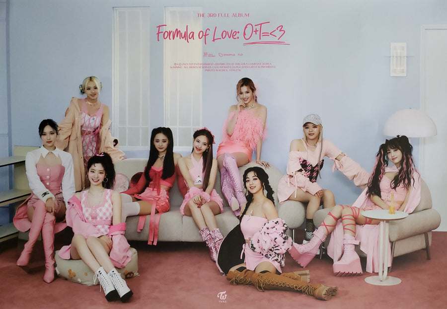 Twice 3rd Album Formula Of Love Official Poster - Photo Concept Explosion