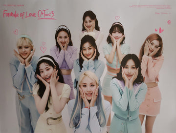 Twice 3rd Album Formula Of Love Official Poster - Photo Concept Full Of Love