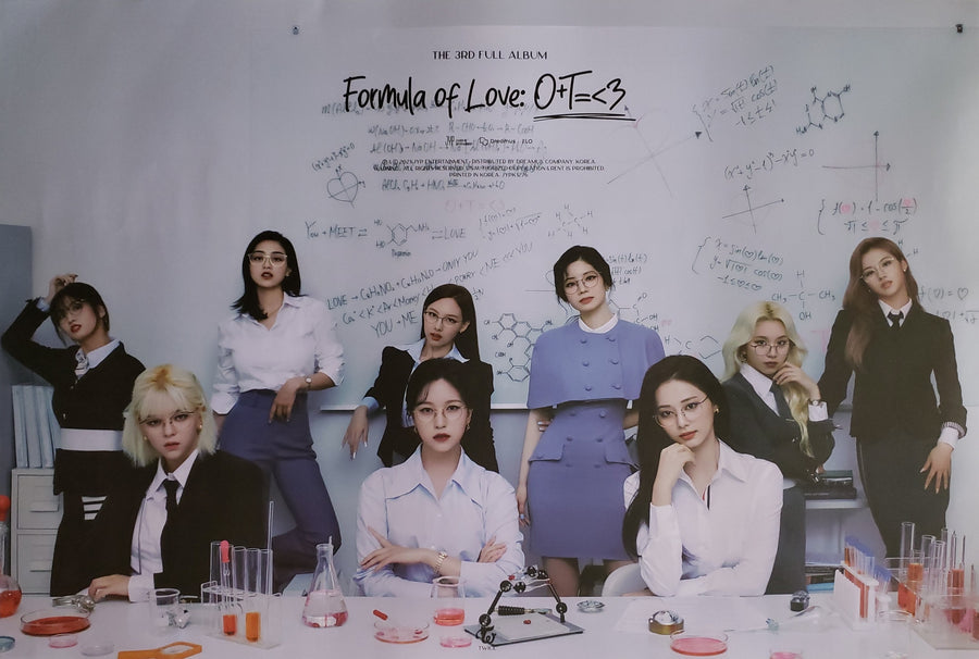 Twice 3rd Album Formula Of Love Official Poster - Photo Concept Study About Love