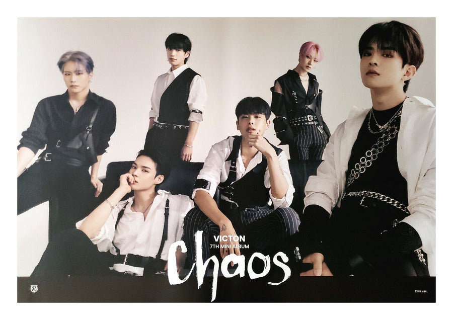 Victon 7th Mini Album Chaos Official Poster - Photo Concept Fate