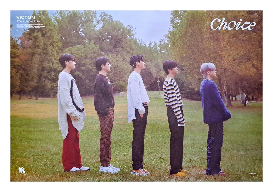 Victon 8th Mini Album Choice Official Poster - Photo Concept Free