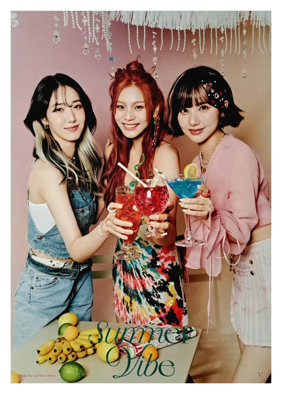 Viviz 2nd Mini Album Summer Vibe (Photobook Ver.) Official Poster - Photo Concept 2