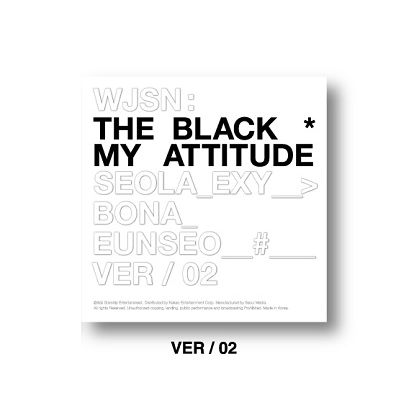 WJSN The Black 1st Single Album - My Attitude