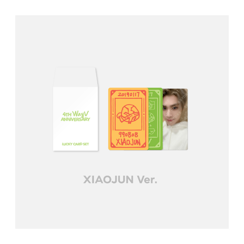 WayV 4th Anniversary Official Merchandise - Lucky Card Set