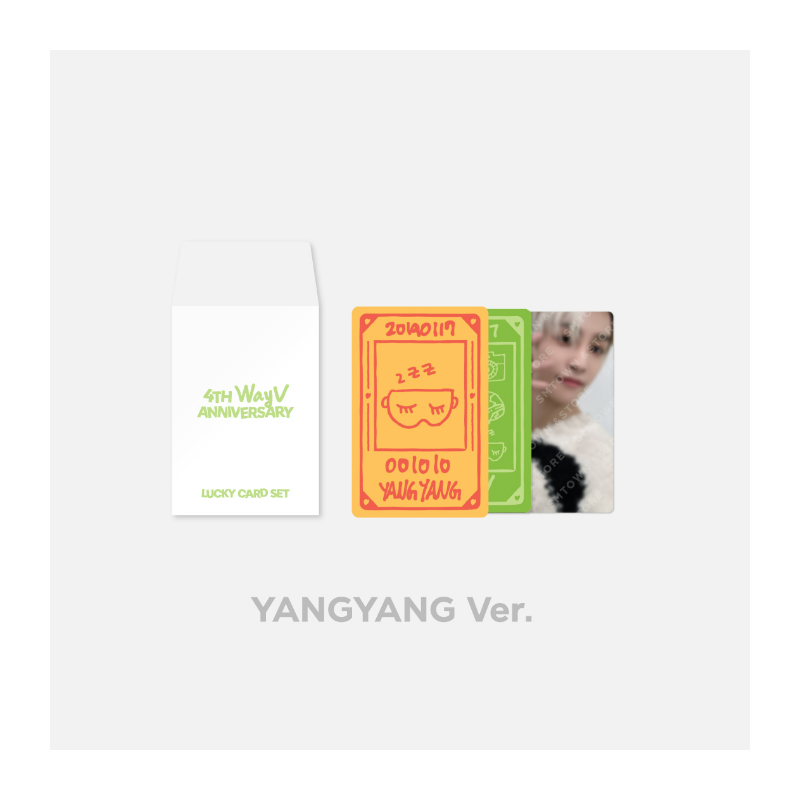 WayV 4th Anniversary Official Merchandise - Lucky Card Set