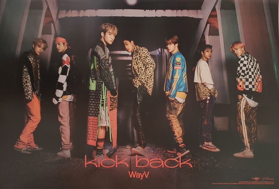 WAYV 3RD MINI ALBUM KICK BACK Official Poster - Photo Concept Hitchhiker