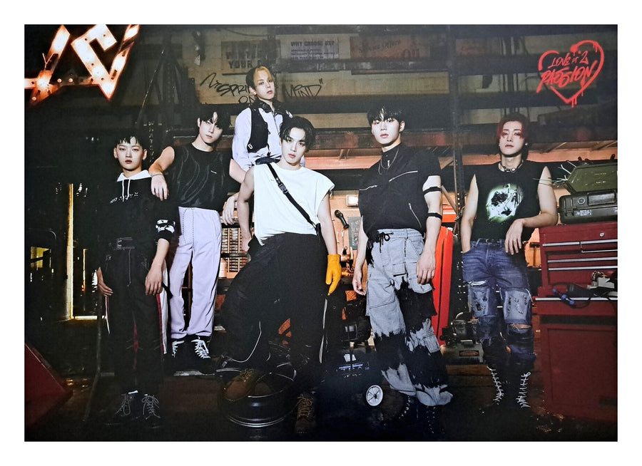 WEi 5th Mini Album Love Pt.2 : Passion Official Poster - Photo Concept Fierce Love