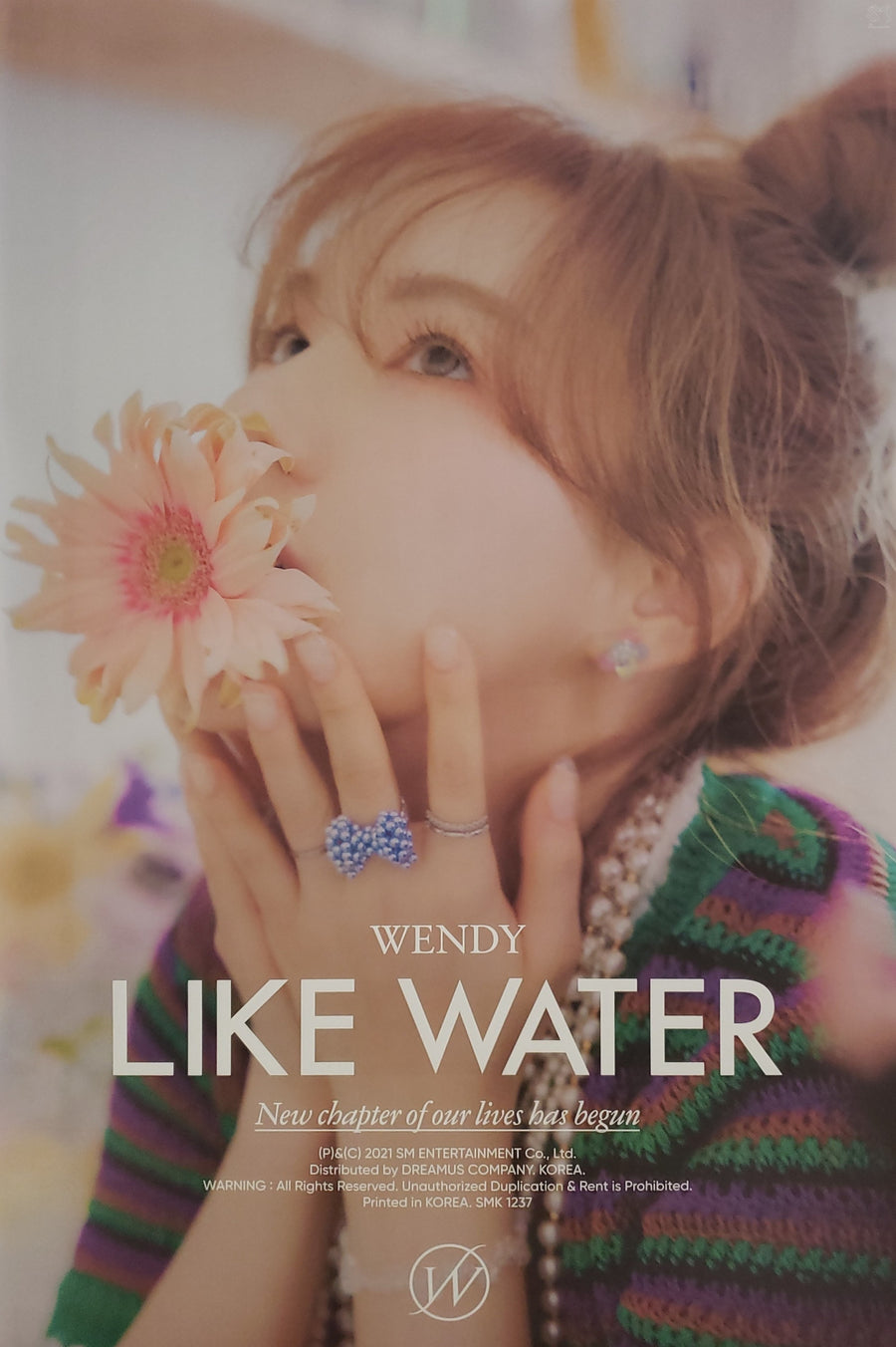 WENDY 1ST MINI ALBUM LIKE WATER (CASE VER) Official Poster - Photo Concept 1