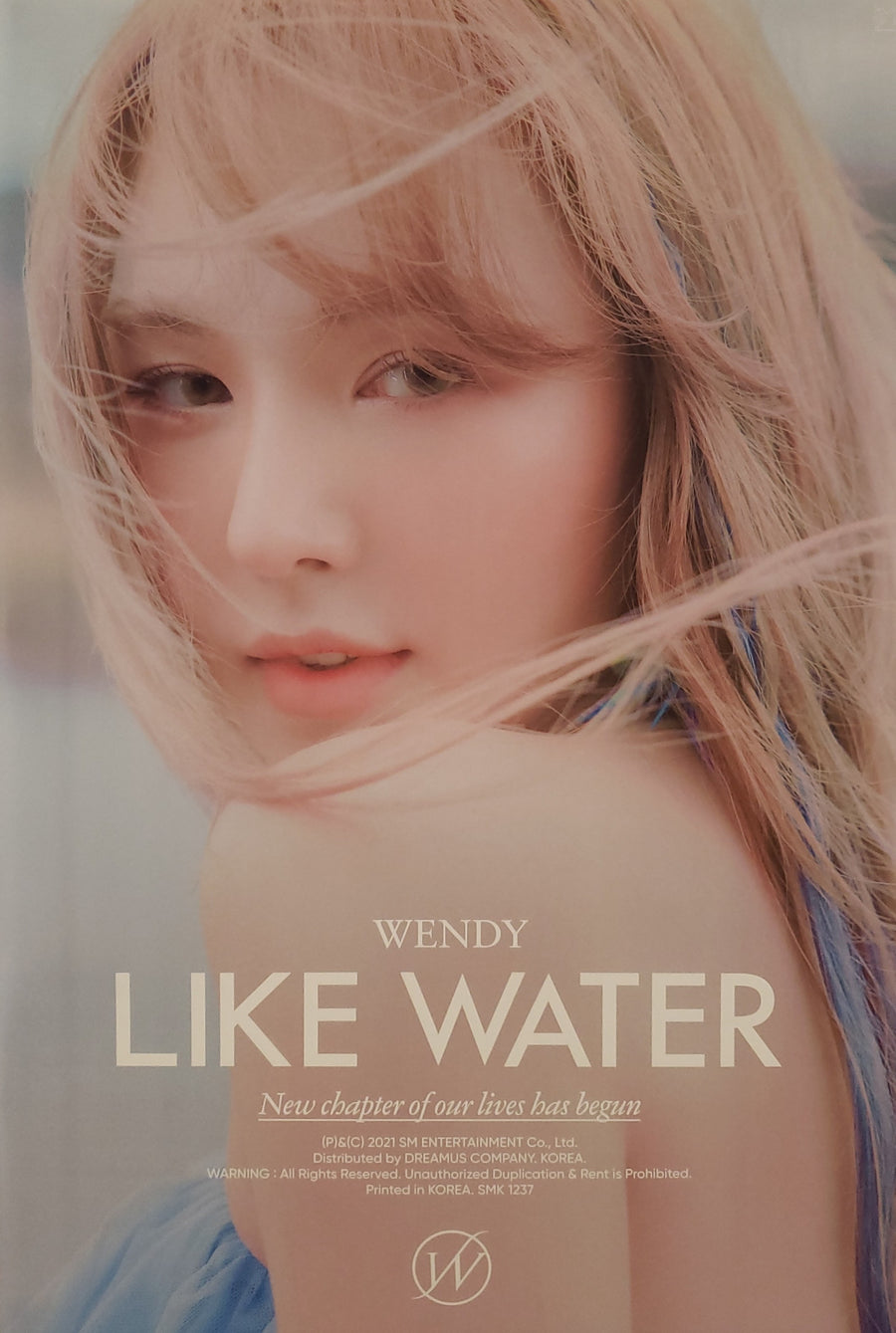WENDY 1ST MINI ALBUM LIKE WATER (CASE VER) Official Poster - Photo Concept 2
