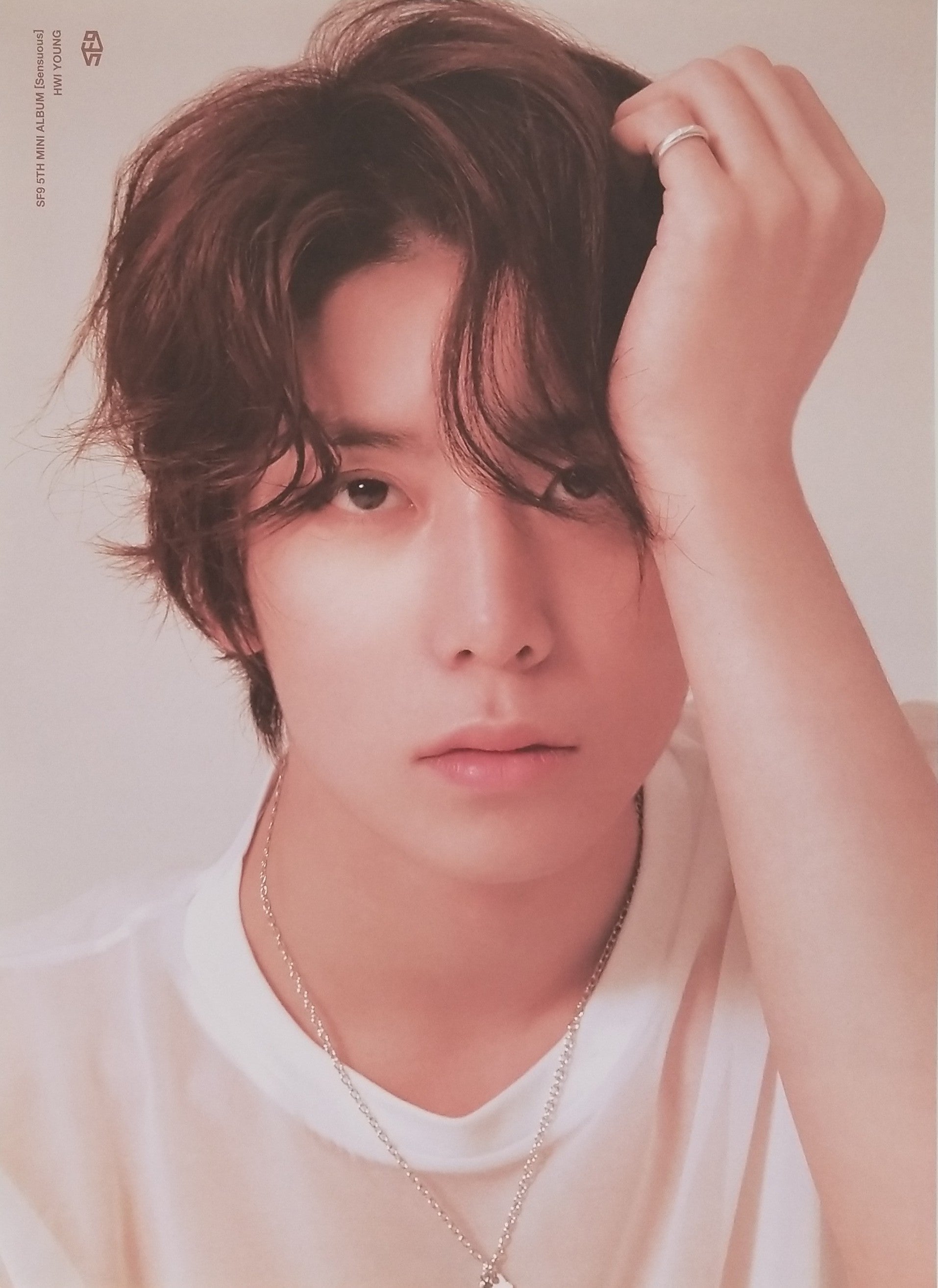 SF9 5th Mini Album Sensuous Official Poster - Photo Concept HwiYoung