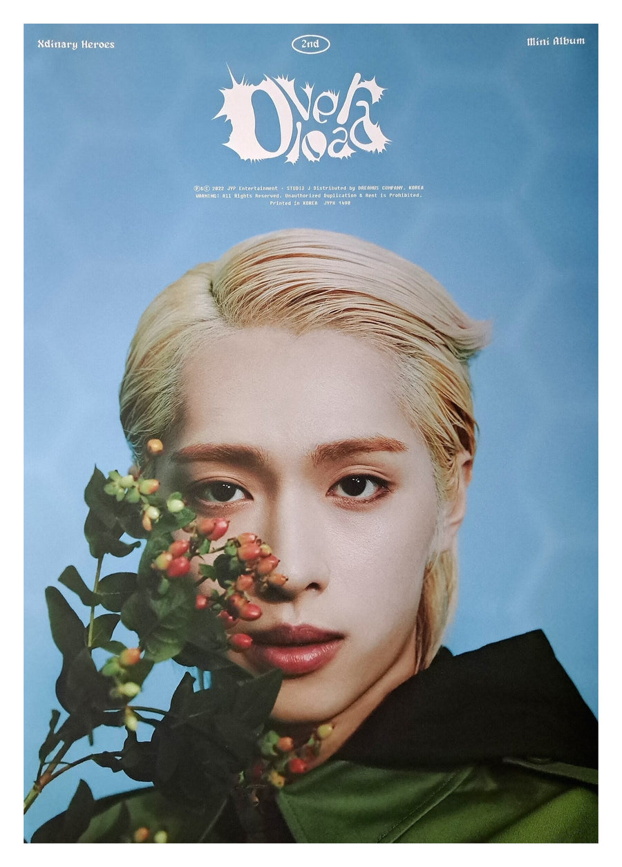 Xdinary Heroes 2nd Mini Album Overload Official Poster - Photo Concept Gaon