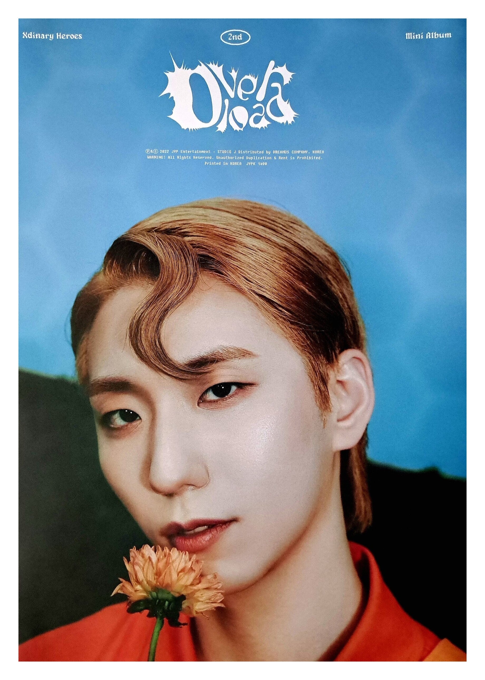 Xdinary Heroes 2nd Mini Album Overload Official Poster - Photo Concept Gunil