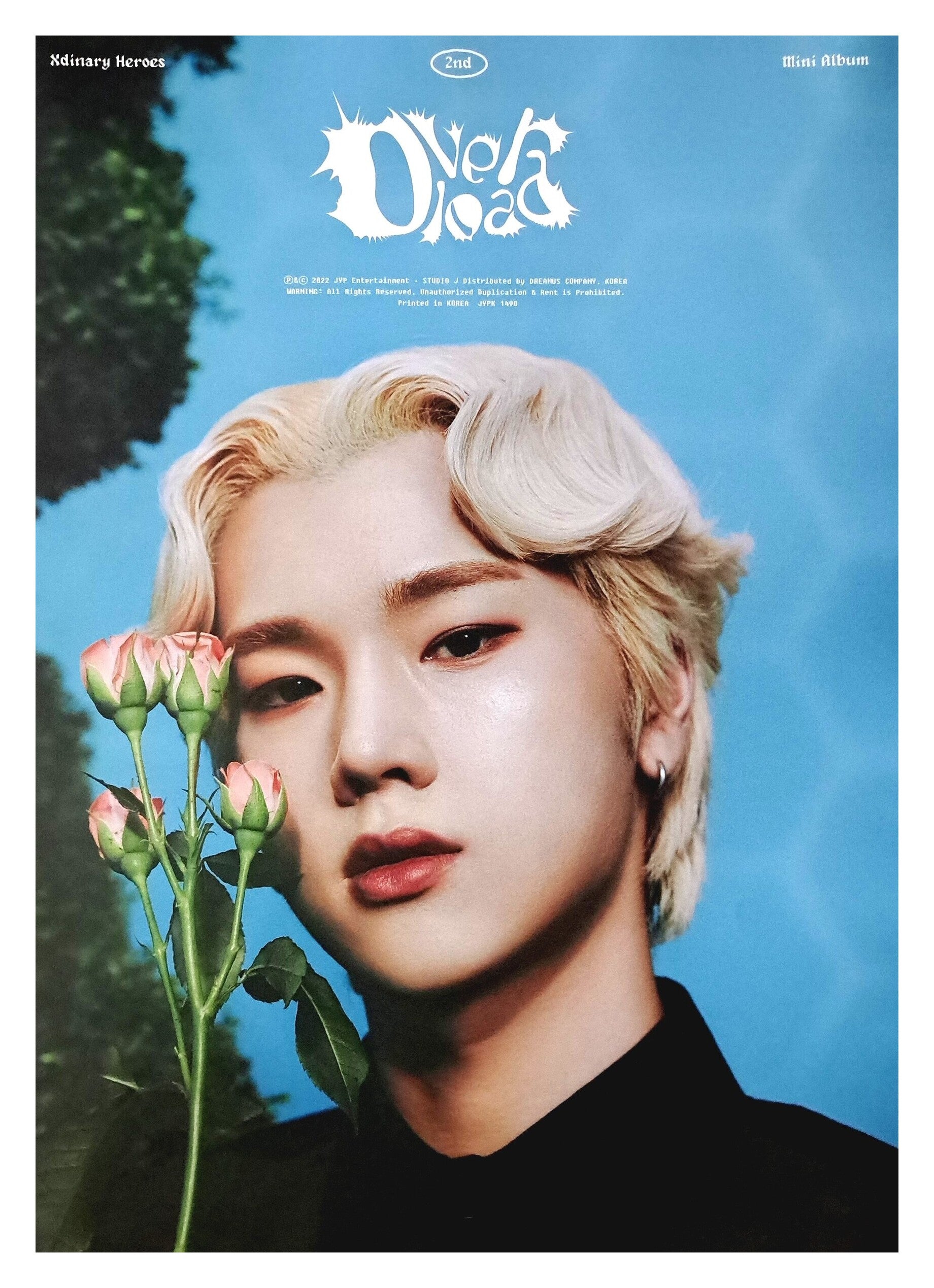 Xdinary Heroes 2nd Mini Album Overload Official Poster - Photo Concept Jungsu