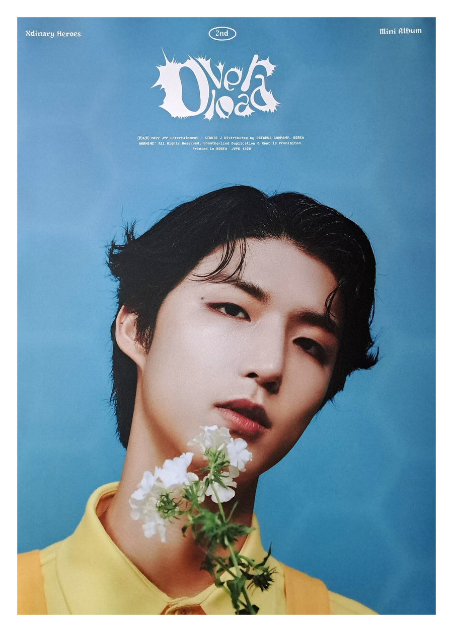 Xdinary Heroes 2nd Mini Album Overload Official Poster - Photo Concept Junhan
