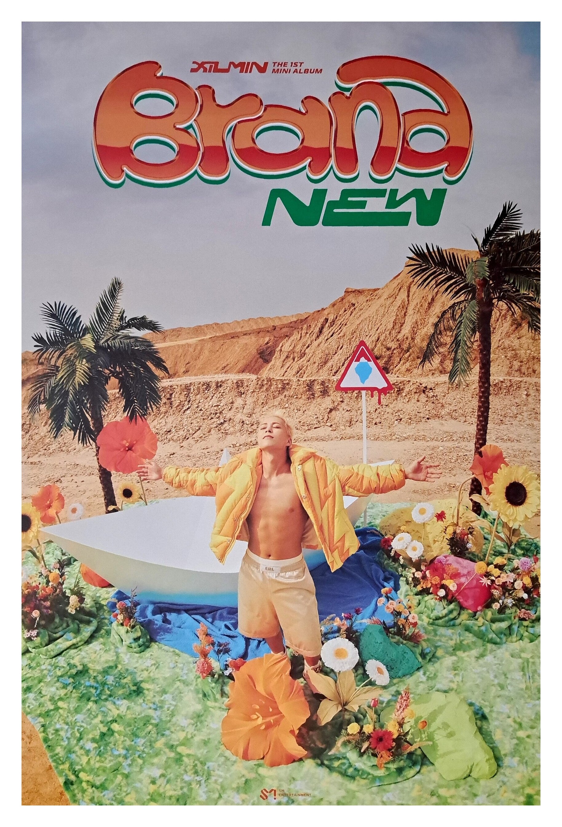 Xiumin 1st Mini Album Brand New (Desert Ver.) Official Poster - Photo Concept 1