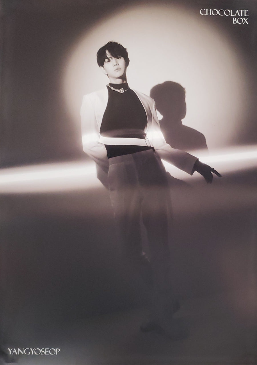 Yang Yoseop 1st Album Chocolate Box Official Poster - Photo Concept Dark