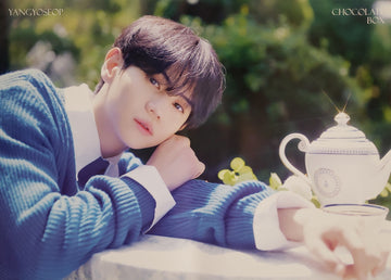 Yang Yoseop 1st Album Chocolate Box Official Poster - Photo Concept White