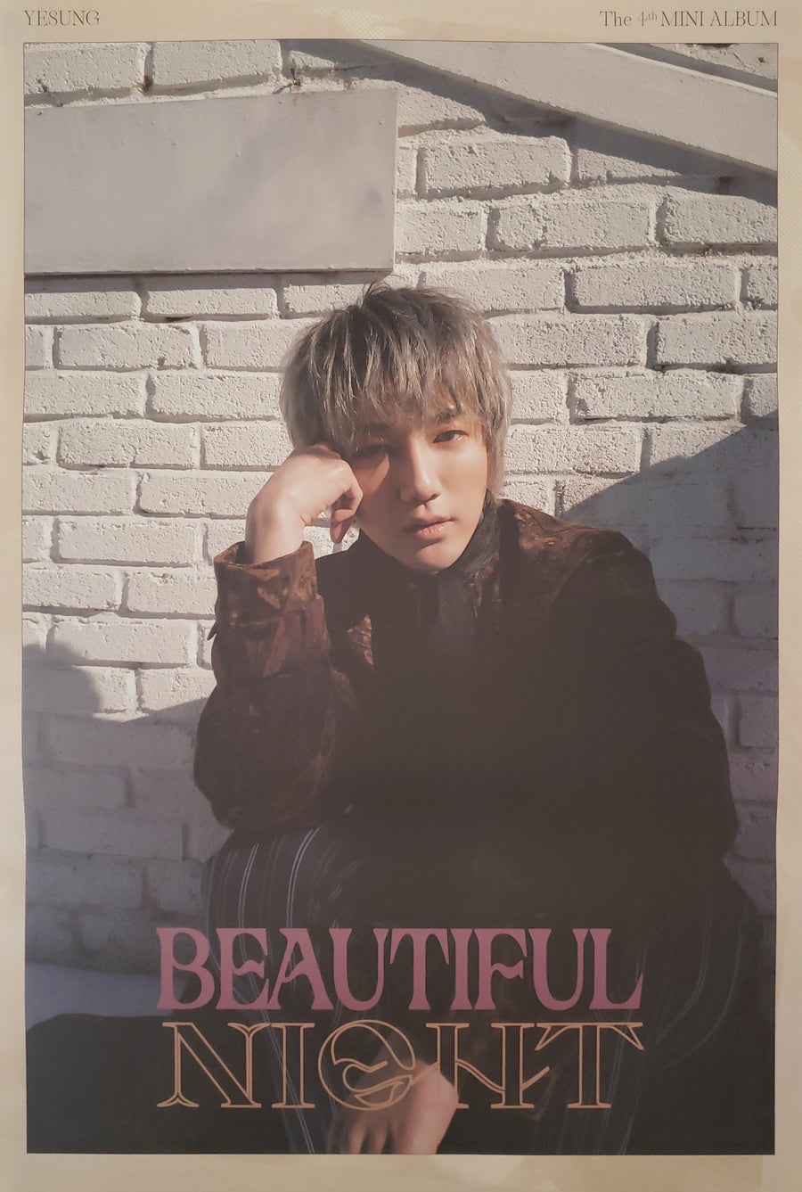 YESUNG 4TH MINI ALBUM BEAUTIFUL NIGHT Official Poster - Photo Concept Beautiful