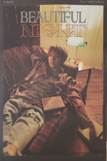 YESUNG 4TH MINI ALBUM BEAUTIFUL NIGHT Official Poster - Photo Concept Night