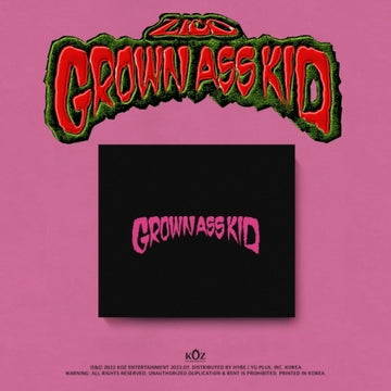 Zico 4th Mini Album - Grown Ass Kid (Jewel Case Ver.)