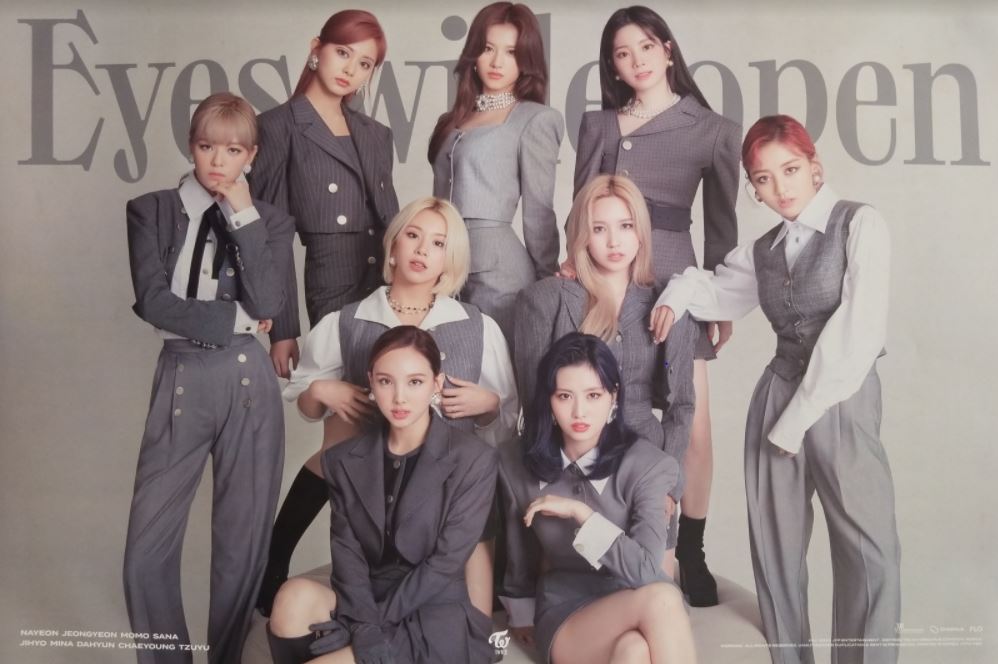 Twice 2nd Album Eyes Wide Open Official Poster - Photo Concept Style