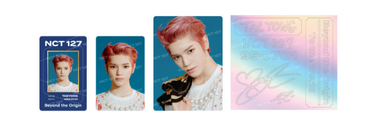 NCT 127 Beyond LIVE Goods - ID Card + Light Stick Deco