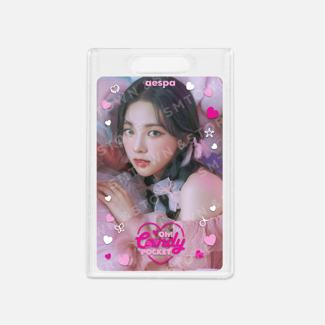 aespa Oh! Caendy Pocket Part.1 Official Merchandise - Photo Holder &amp; Sticker