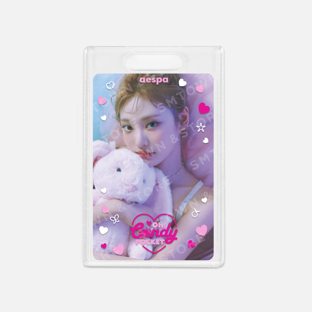 aespa Oh! Caendy Pocket Part.1 Official Merchandise - Photo Holder &amp; Sticker