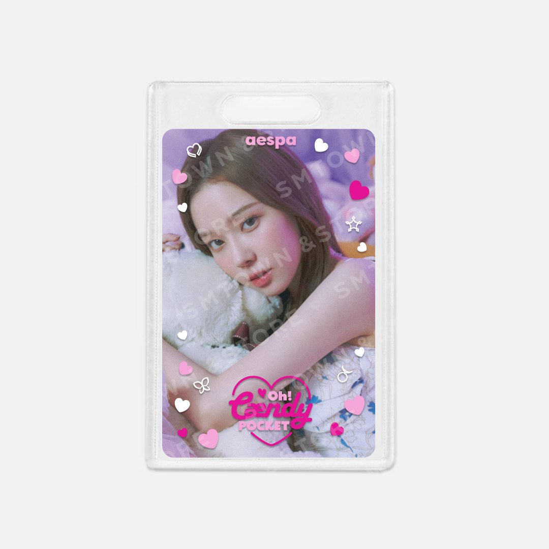 aespa Oh! Caendy Pocket Part.1 Official Merchandise - Photo Holder &amp; Sticker