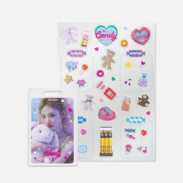 aespa Oh! Caendy Pocket Part.1 Official Merchandise - Photo Holder & Sticker