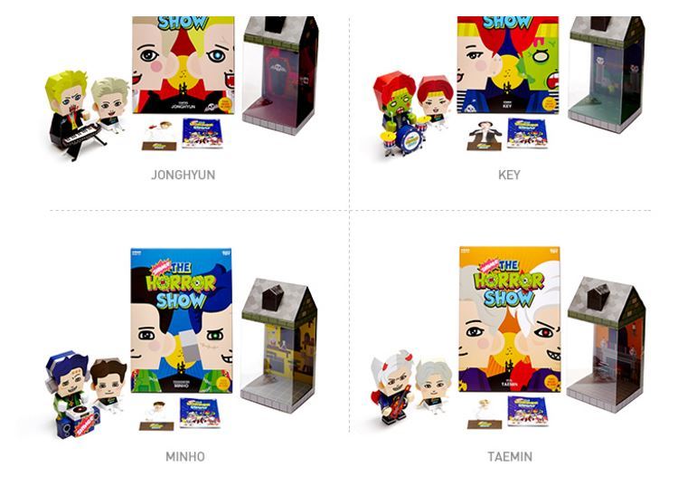 SHINee ペーパートイ THE HORROR SHOW 未開封 全員セット SHINee - Paper Toy Official [SHINee The Horror SHOW] (TAEMIN