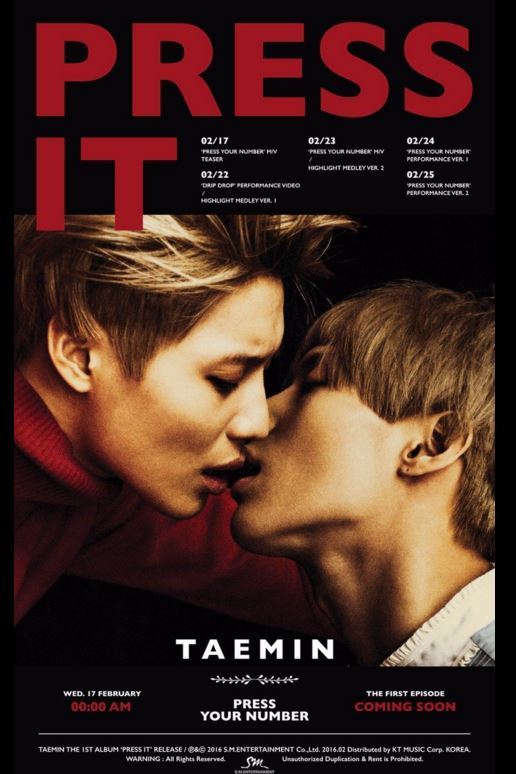 태민 TAEMIN (SHINEE)- [PRESS IT] 1st Album