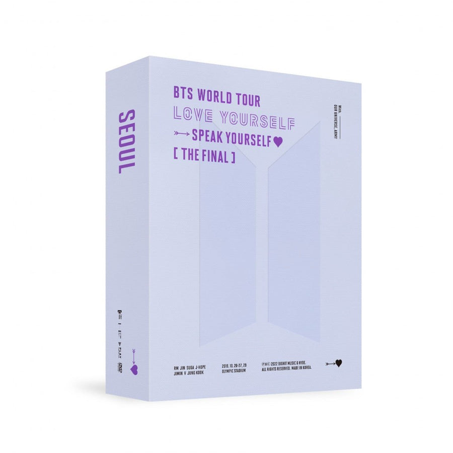 BTS World Tour 'Love Yourself : Speak Yourself' [The Final] DVD