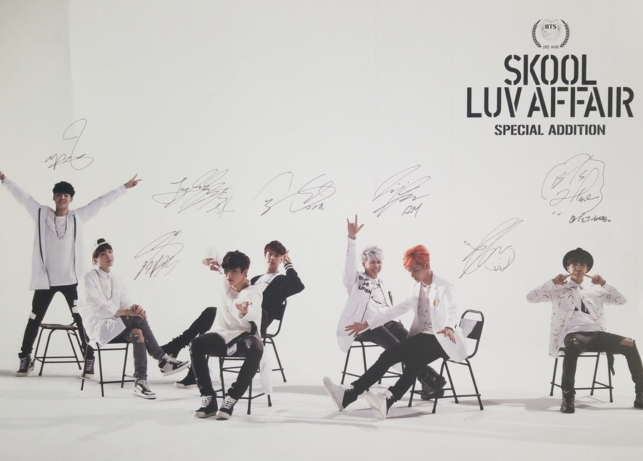 BTS Skool Luv Affair Special Addition Official Poster - Photo Concept 1