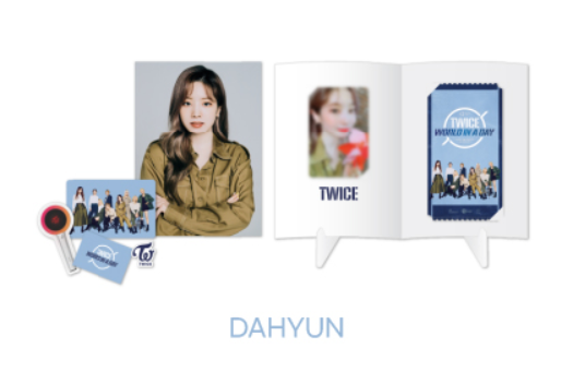 Twice 2020 World In A Day Official Merchandise - Special AR Ticket Set