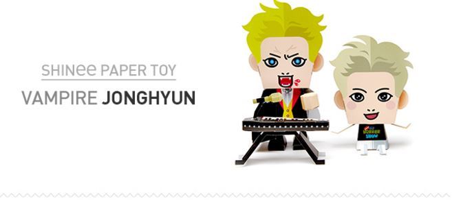 SHINee - Paper Toy Official [SHINee The Horror SHOW] (JONG HYUN)