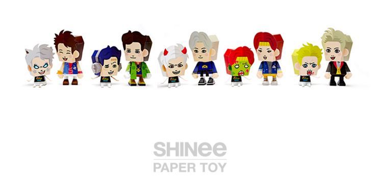 SHINee - Paper Toy Official [SHINee The Horror SHOW] (KEY)