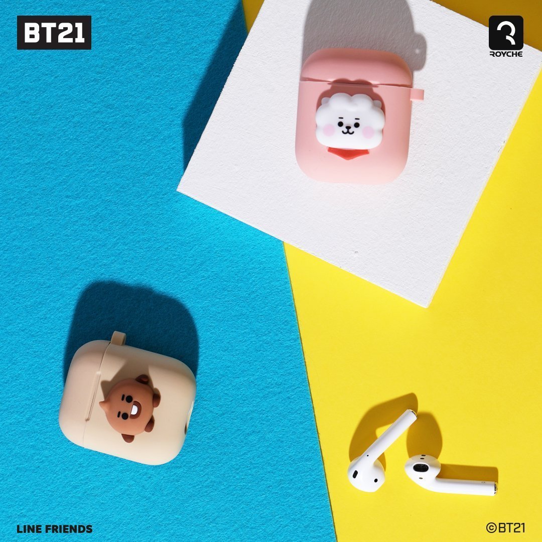 BT21 Official Merchandise - Baby Silicon Airpods Case