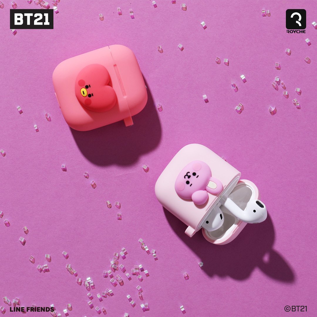 BT21 Official Merchandise - Baby Silicon Airpods Case