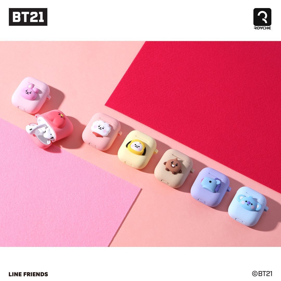 BT21 Official Merchandise - Baby Silicon Airpods Case