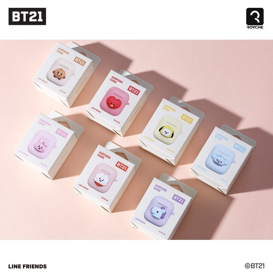 BT21 Official Merchandise - Baby Silicon Airpods Case
